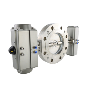 Фланцевый корпус JN-XW 23 пищевого класса INOX 316L 1001, двухроторный дозирующий клапан с углом поворота 360 градусов