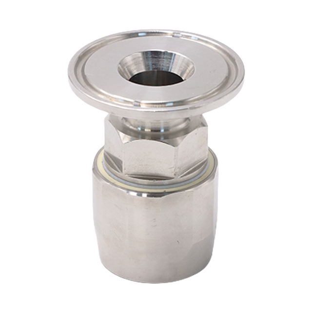 Гигиенический адаптер для шлангового фитинга TriClamp ReSeal из нержавеющей стали 